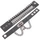 thumbnail image 2 of Cuff Bracelet Multilayer Punk Chain Jewelry for Women Wrist Decoration Goth Style, 2 of 2
