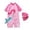 Pink1, variant on 5-6 T Kids Swimsuits Girls Surf Rash Guard Swimsuit Baby Sun Swimwear For Toddler