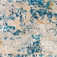 thumbnail image 3 of Surya Jefferson 31x48" Rectangle Modern Fabric Rug in Blue/Yellow, 3 of 3