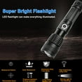 LED Flashlights, Rechargeable Super Bright Flashlight, XHP70 Tactical