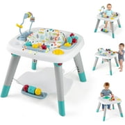 BABY JOY 6-in-1Baby Activity Center, Baby Jumper & Interactive Play Table with 360° Rotating Seat, Detachable Toys & Music, Montessori-Inspired Design, Activity Center for Infant Toddlers 6-36 Months
