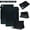 Black, variant on Decase PU Leather Folio Case for Samsung Galaxy Tab A11 8.7" (2025) & Tab A9 8.7" (2023) with Card Slot & Stand Shockproof Flip Cover with TPU Bumper Kickstand Case,Red