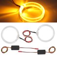 thumbnail image 4 of DRL Halo Ring Light, Plastic 5W High Brightness Stable Performance LED Light Guide Angel Eyes 80mm Circle Ring  For Vehicle White,Red,Green,Blue,Ice Blue,Yellow,Purple, 4 of 8