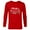 New Red, variant on Disney Mickey & Friends Christmas Snow-Capped Happy Holidays - Long Sleeve T-Shirt for Men - Customized-New Red