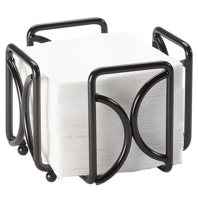 Cal Mil 1243 Porte-serviettes en Fil de Fer - Noir
