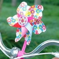 thumbnail image 3 of shenmeida Children Bicycle Handlebar Pinwheel Long/Short Pole Colorful Bike Windmill Tricycle Windmill Bike Decoration, 3 of 8