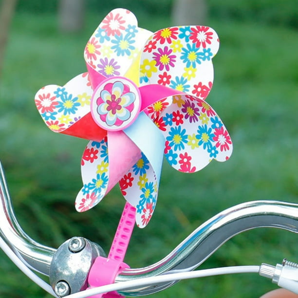 Kmxyo Bicycle Windmill Cartoon Colorful Multipurpose Universal Decor
