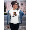 thumbnail image 2 of American Foxhound Watercolor Dog T-Shirt Women -Image by Shutterstock, Female Medium, 2 of 4