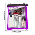 thumbnail image 2 of Waterproof Shoulder Bag Swimming Surfing Beach Water Playing Phone Transparent Toiletry Pouch, 2 of 10