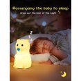 thumbnail image 4 of 1pc Kids Night Light, Cute Bear Baby Night Light USB recargable, Portable LED Baby Night Light para niña adulto niño, lámpara táctil de silicona TUNC Sencillez, 4 of 5
