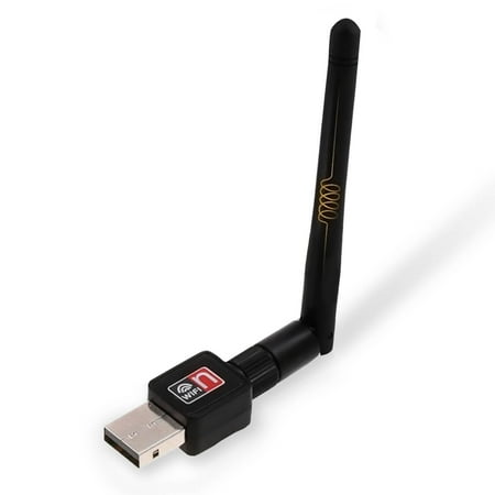 TSV 150Mbps Mini Wireless USB Dual Band WIFI Adapter Dongle w/Antenna Network Receiver Card for PC Desktop Laptop