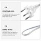 thumbnail image 4 of Equipo de esgrima de línea de mano de florete Cable conveniente para espada Valla de plástico de acero inoxidable, 4 of 6
