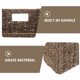 thumbnail image 3 of SKISUNO Cesta Decorativa De Paja Para Pared Con Resistente Ideal Para Archivos Y Revistas En Casa, 3 of 6