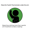 thumbnail image 6 of TraxIt 12 Pack - Fahrenheit - Children’s Axillary Thermometer - Continuous Read, Single-Use Pediatric Thermometer, 6 of 6