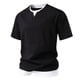 thumbnail image 1 of pstuiky camisetas para hombre, Camiseta deportiva con capucha y botones de moda informal para hombre, manga corta camisas casuales para hombre xxl, 1 of 4