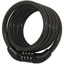 Master Lock Combination Cable Lock 8143D - 4-Digit, 6mm - 6 Pack, 4 Ft, Black