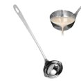 thumbnail image 1 of Soup Ladle Large with Pouring Spout Steel Stainless Deep Spoon, Kitchen Aid, 1 of 5