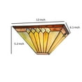 thumbnail image 5 of CHLOE Graham Tiffany-style 1 Light Mission Indoor Wall Sconce 12" Wide, 5 of 5