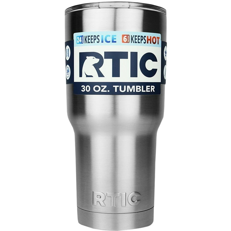 RTIC 30 oz. Vacuum Insulated Stainless Steel Tumbler - Matte Graphite, Black