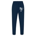 thumbnail image 4 of Zszcpp High Waisted Pants Mens Coconut Tree Print Cropped Lightweight Long Suitable Cool Trousers Casual Trouser, 4 of 4
