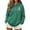 Army Green(Ribbon), variant on Breast Cancer Hoodies Women Pink Ribbon Print Hoodie with Pocket Long Sleeve Support Pullover Top for Daily Wear