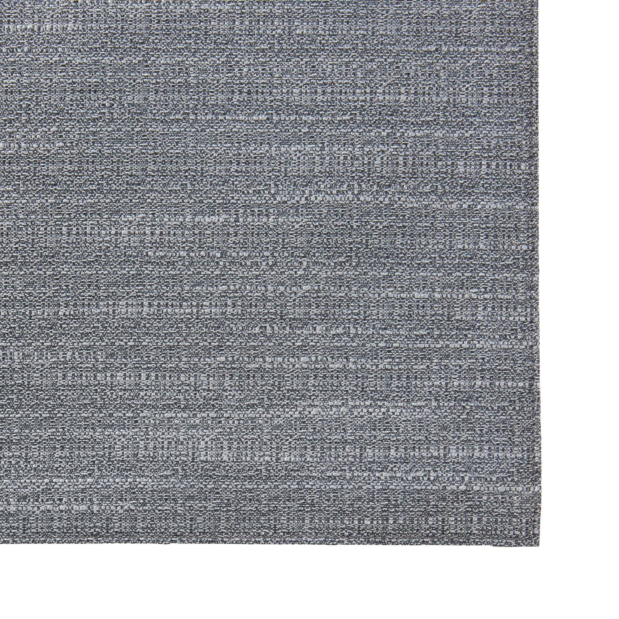 TOWN & COUNTRY LIVING Harper Stain and Water Resistant Reversible Placemat 4-Pack Set, Grey Flannel, 13"x17.5"