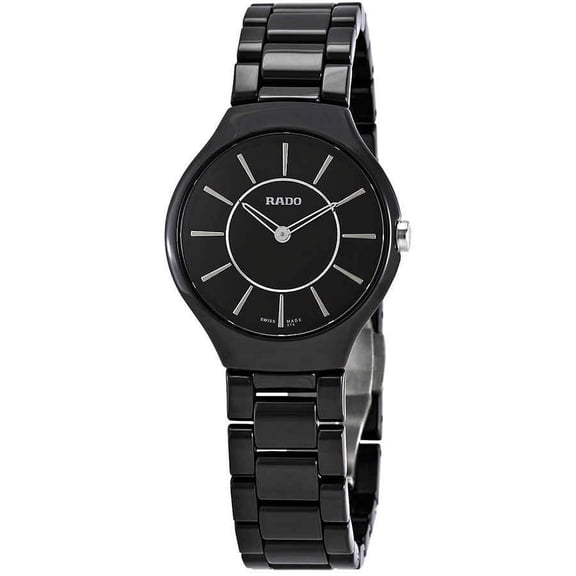 Rado TRUE Women's Black Dial Quartz Watch R27742162