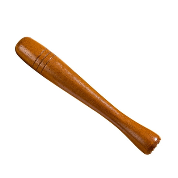 Beaupretty Brown Wooden Muddler for Cocktails Ergonomic Design Easy to Clean 1Pc