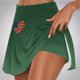 thumbnail image 3 of Faldas de Verano para las Mujeres Impresión Hoja Plisado Tenis Atlético Elástico Pantalones Cortos, Falso Dos Piezas Pantalones Falda para Diario, 3 of 5