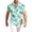 Mint Green, variant on Mens Hawaiian Shirt Short Sleeve Summer Casual Tropical Print Button Down Shirts for Men Fashion Beach Vacation T Shirts Mint Green S