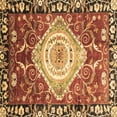 thumbnail image 1 of Ahgly Company Indoor Square Persian Brown Traditional Area Rugs, 5' Square, 1 of 4