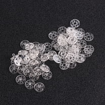 BESTYASH 100pcs Clear Snap Buttons for Sewing DIY Projects for Crafters