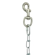 7/8 Round Swivel Eye Bolt Snap, Zinc Plated, Peerless Chain, #4714038