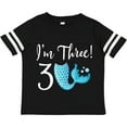 thumbnail image 3 of Inktastic 3rd Birthday Mermaid Party Girls Toddler T-Shirt, 3 of 5