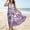 Purple, variant on 250th Anniversary Maxi Dress for Women 1776-2026 - Patriotic American Flag Gradient Print V-Neck Short Sleeve Loose Swing Dress - Boho Flowy Summer Beach Long Dress Royal Blue XL