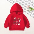 thumbnail image 2 of KPOPLK Boys Hoodies 1T 2T 3T 4T Fashion Casual Long Sleeve Winter Thick Sweatshirt with Pockets Fall Outfits Pullover Tops Red Size 7-8 Years, 2 of 7