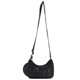 thumbnail image 1 of Bolso Bandolera Bolso bandolera de otoño invierno de hombro acolchado con diamantes Suave para fiesta (Negro), 1 of 9