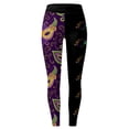 thumbnail image 3 of MKLEKYY Ropa deportiva para mujer Leggings para mujer, moda de entrenamiento, leggings con estampado de bloques de color, pantalones, leggings elásticos suaves 4462, 3 of 3