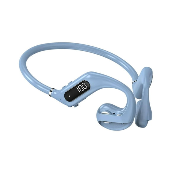 Auriculares de oreja abierta Auriculares inalámbricos Conducción de aire Manos libres V5.3 Sonido de alta Auriculares deportivos Auriculares Azul