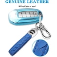 thumbnail image 4 of Key Fob Cover Compatible with Infiniti Q50 Q60 QX60 QX50 QX55 2019-2024 Keychain Case Holder Protector,Blue, 4 of 7