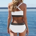thumbnail image 4 of XIYON Bikini Sets For Women High Waist Two Piece Swimsuit Bikini Set Beach Vacation Clothes, 4 of 6