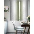 thumbnail image 4 of Abstract Sheer Curtains 63 Inches Long 2 Panels Dark Gray Seaweed Rate Gradient Ombre Light Filtering Semi Sheer Window Curtains Drapes for Bedroom Living Room 52"x63", 4 of 7