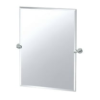 Gatco Sky 31.5" Frameless Rectangle Mirror, Chrome
