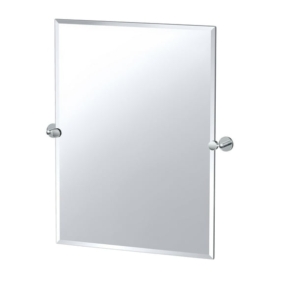 Gatco Sky 31.5" Frameless Rectangle Mirror, Chrome