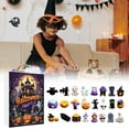 thumbnail image 3 of Halloween Scary Countdown Calendar Blind Boxes - 24Pcs Daily Surprises Toys, Resin Material, Holiday Advent Calenda, for Kids Holiday Advent Calenda, 1PC, 3 of 9