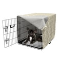 thumbnail image 5 of Oriental Dog Crate Cover, Pattern in Yellow Golden Tone Cultural Traditional Feels, Easy to Use Pet Kennel Cover Small Dogs Puppies Kittens, 7 Sizes, Dark Mustard White, by Ambesonne, 5 of 6