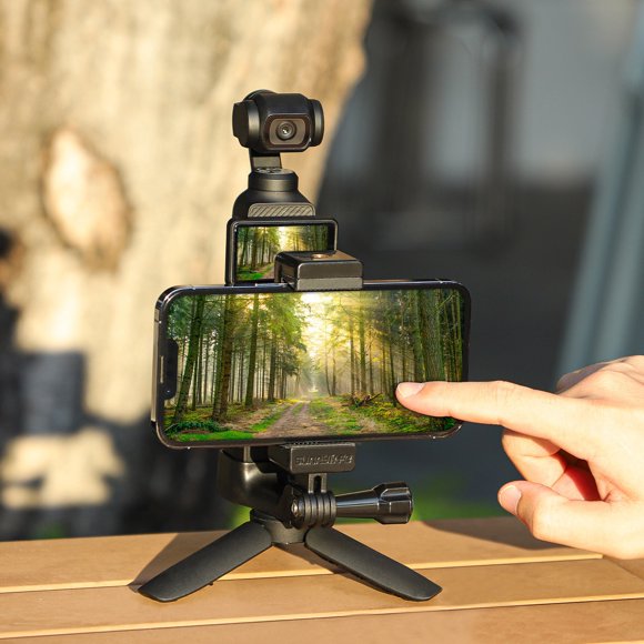 LLQkigsxse Caméra Go Pro 6 Pochettes 3 avant Téléphone er Pince Prise de Vue Portative Adaptateur d'Extension Accessoire