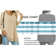 thumbnail image 6 of MOSHU Long Sleeve Tops for Women V-neck Womens Blouses Lace Hem Casual Shirts, 6 of 9