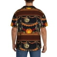 thumbnail image 3 of Kdxio Men'S Hawaiian Shirt For Men Short Sleeve Shirt Halloween Decoration Summer Casual Holiday Beach Button Down T-Shirts, 3 of 5