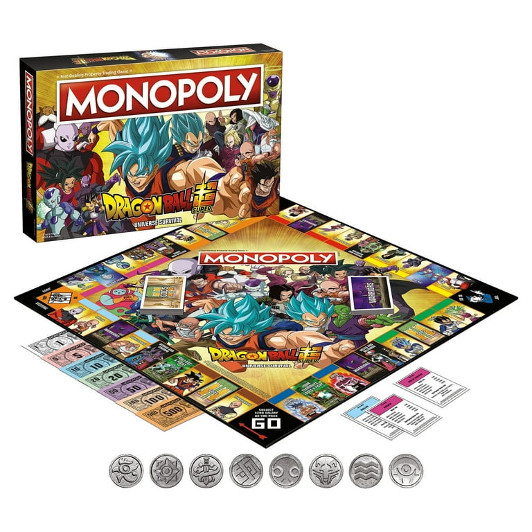 MONOPOLY: Dragon Ball Super Anime Edition Board Game - Walmart.com